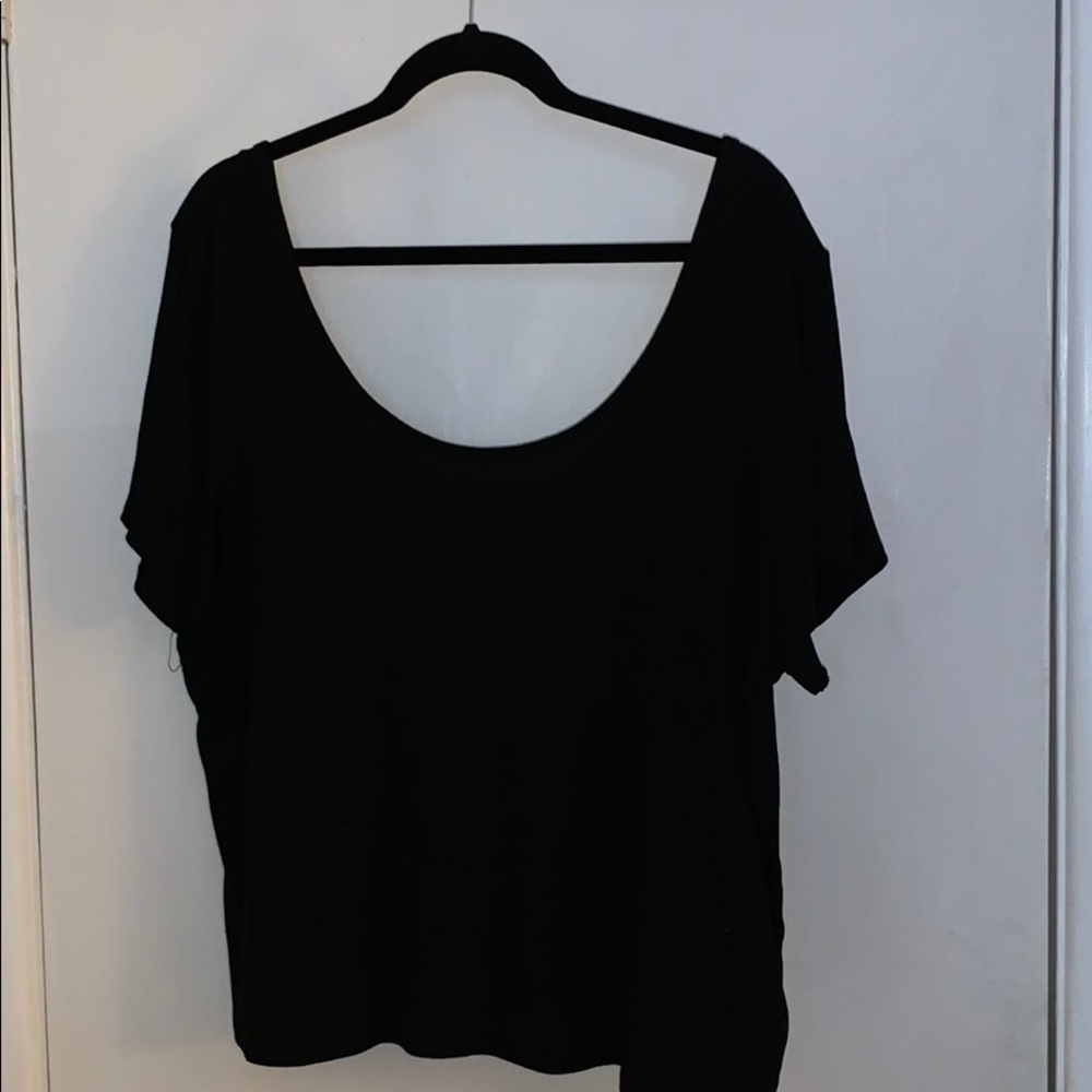 Black casual top